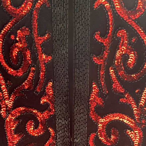 🌹DIANE GILMAN EMBELLISHED VELVET JACKET (SMALL)🌹 - Picture 9 of 16